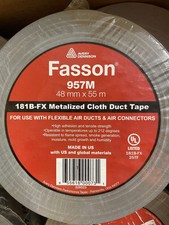 New listing
13 Rolls Of Avery Dennision Fasson 957M 181 B-Fx Black Cloth Duct Tape