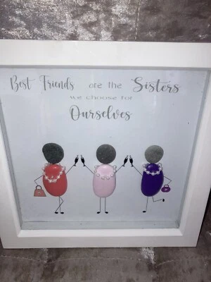 🖤Personalised Best Friend Box Frame Gift For Christmas Birthday Present 🖤 - Image 1 of 4