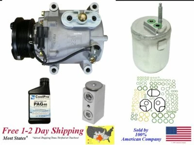 New A/C AC Compressor Kit Fits 2000-2002 Jaguar S-Type 4.0L only Foto 1 de 4