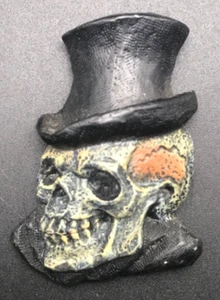 Totenkopf mit Zylinder Magnet - Bild 1 von 5