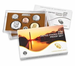(1) 2018 S Estados Unidos conjunto de prueba en caja original con certificado de autenticidad - Imagen 1 de 1