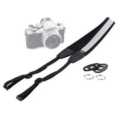 JJC Adjustable Camera Neck Strap for Olympus OM-D E-M5 M1 M10 II PEN-F E-PL7 PL6 - Image 1 of 4