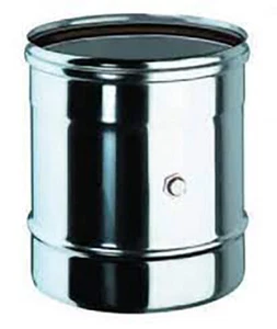 MODULO PRELIEVO FUMI - INOX AISI 304 - PER STUFE e CAMINI - Foto 1 di 4