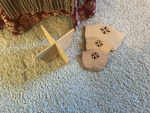 Longaberger ASST DIVISORES - 1 pan, 2 galletas, cuchara de 4 vías (6 1/2" x 5 1/8") - Imagen 1 de 1