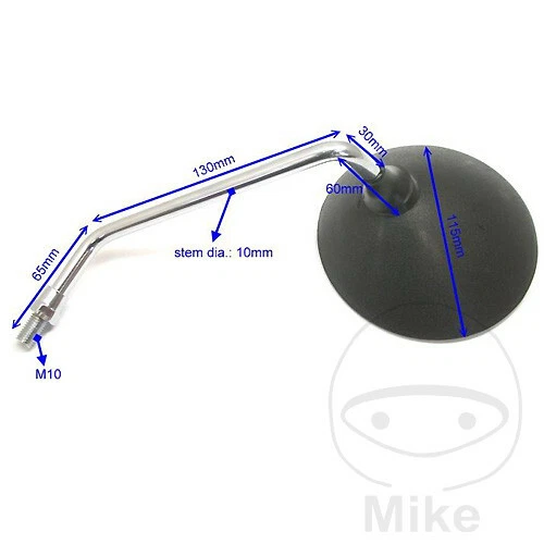 Yamaha XS 750 E 1978 - 1979 Replacement Mirror Left - Image 1 of 1