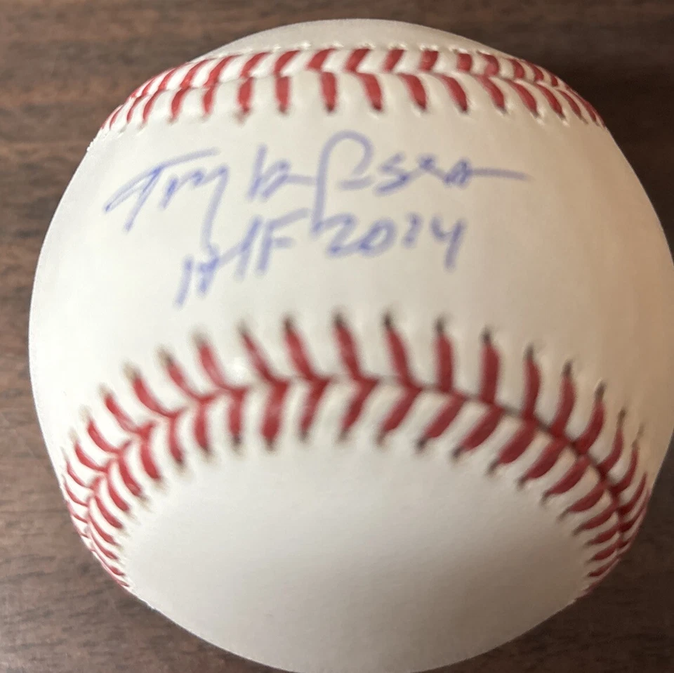 Tony Larussa HOF Signed Auto OMLB Ball White Sox Cardinals As JSA Certified - Image 1 of 1