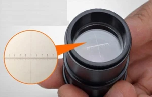 Dia.20mm Microscope Eyepiece Graticule Measuring Glass Meter ProScope - Picture 1 of 4
