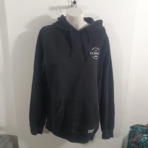 Element Black Long Sleeve Hoodie Sz M - Picture 1 of 7