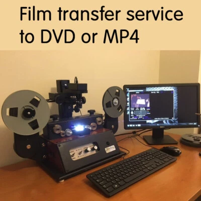50 FT 8mm, Super 8, 16mm SOUND movie film transfer to DVD or High Definition - Image 1 of 3