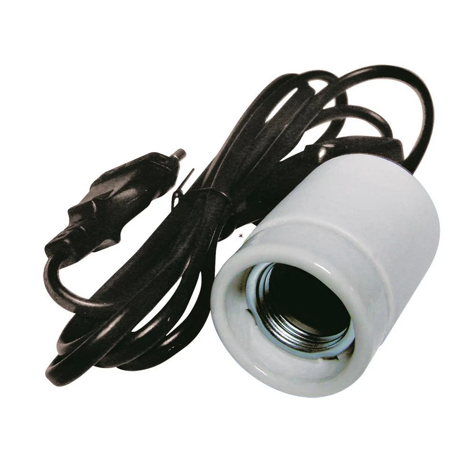 FLAMINGO Terrarien Porzellanfassung hängend für E27 - 250 W / Keramikfassung, Beleuchtung