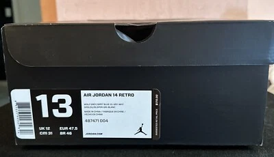 Air Jordan Retro 14 Gris Lobo/Azul Deportivo “2014” TALLA 13 *DS* ¡¡¡¡NO TE LO PIERDAS!!!!!! Foto 1 de 4