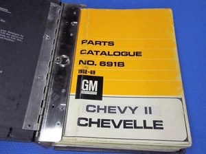 CHEVELLE NOVA MASTER PARTS CATALOG 62 - 1969 *Original* - Imagen 1 de 12