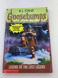 Goosebumps #47 Legend of the Lost Legend First Edition by R.L. Stine w/ Stickers - Foto 1 di 6