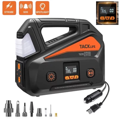 Compresor inflador bomba de aire de coche digital eléctrico automático portátil 150 PSI 12V Foto 1 de 4