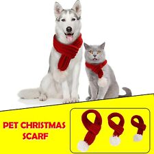 Pet Knitted Christmas Scarves Creative Teddy Scarf Cats And Dogs Pet Supplies