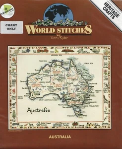 AUSTRALIA - Counted x-stitch chart - World Stitches brand - WMAU463 - 3330 - Picture 1 of 1