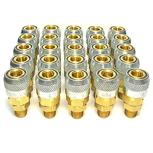 ARO 210 - Raccordi tubo aria 1/4" NPT Accoppiatore automatico stile Connessione rapida - Foto 1 di 6