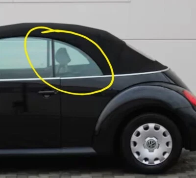 Ventana TRASERA IZQUIERDA, New Beetle Cabrio, cristal, año 2003-11, cristal Foto 1 de 2