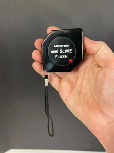 Flash Morris Mini Esclavo De Colección ~ Accesorio de Cámara / Flash ~ Probado y Funcionando - Imagen 1 de 8