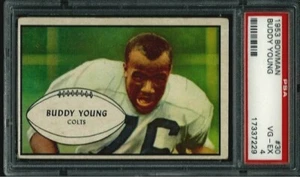 PSA 4 - 1953 Bowman # 30 Buddy Young Baltimore Colts - Bild 1 von 2