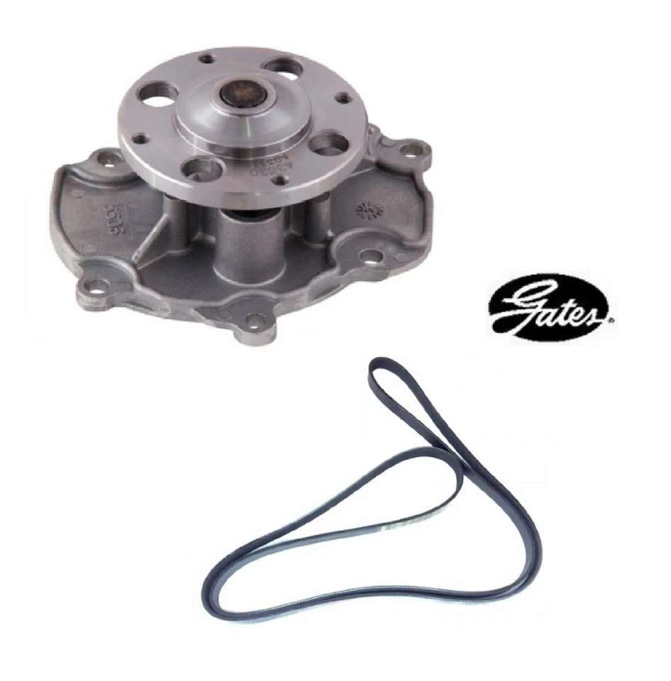 Bomba de agua del motor GATES y correa serpentina para GMC TERRAIN V6 3,6 L 2013-2017 Foto 1 de 1