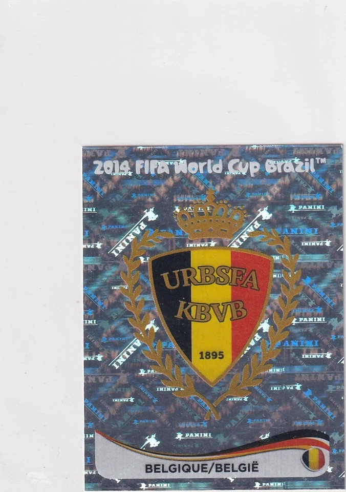 Vignette Panini Coupe Du Monde de Football Champion 2014 Brésil No. 564 Belgique - Photo 1/1