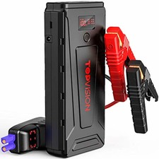 | Topvision | - Portable Battery Starter for Car - 2200A Peak, 21800mAh