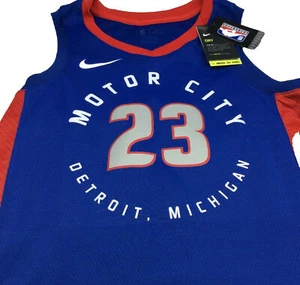 Nike Swingman City Edition Detroit Pistons Griffin Jersey CN1727 499 Men's Sz S - Picture 1 of 4