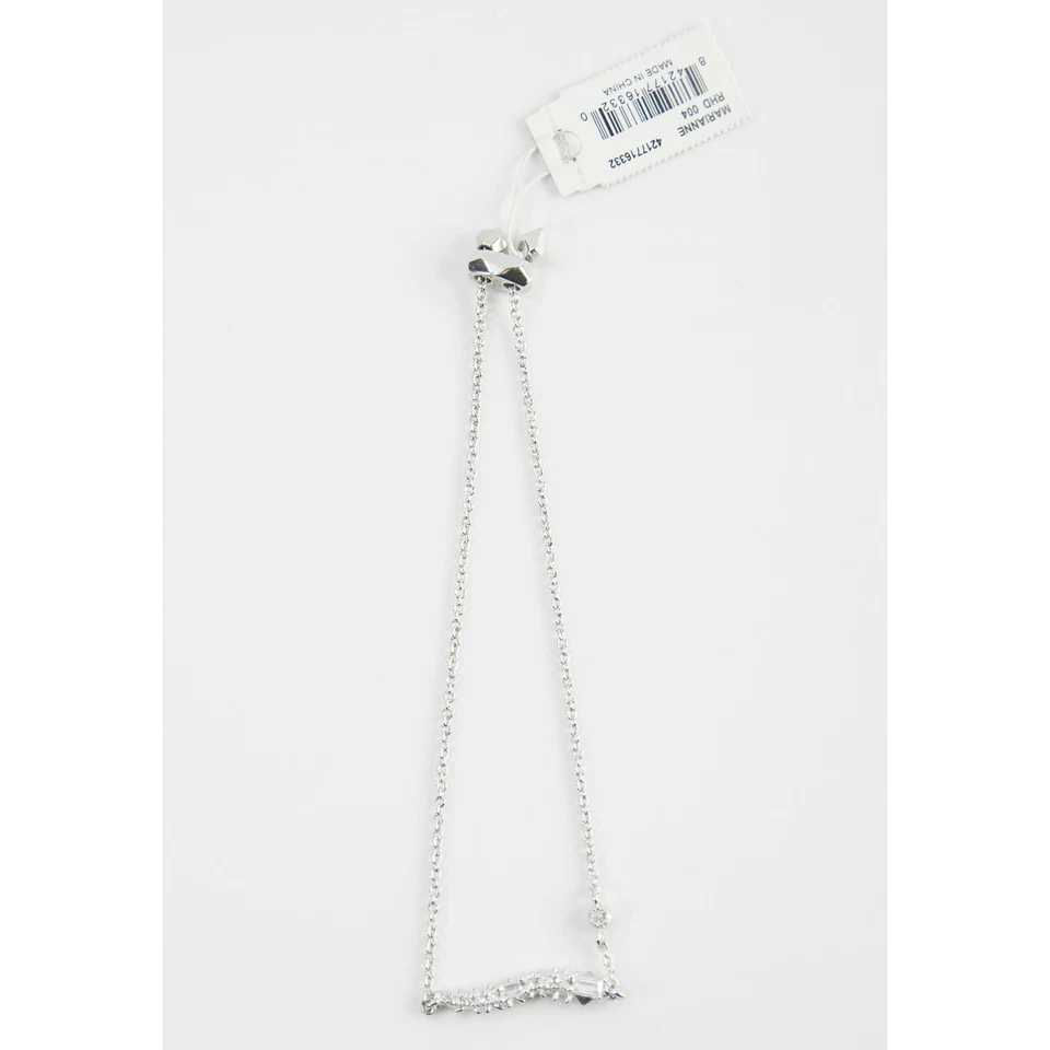 Kendra Scott Marianne Rhodium Cascade CZ Chain Bracelet NWT Foto 1 de 1