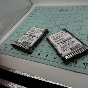 2 X HP EG0300FBVFL 641552-001 507129-004 300GB 10K 2.5" SFF SAS HARD DRIVE - Picture 1 of 8