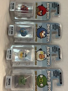 Angry Birds Mini Sculture in Vetro Artigianali EDIZIONE LIMITATA ROSSO/BIANCO/BLU/MAIALE - Foto 1 di 19
