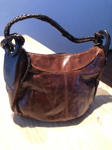 GIANFRANCO FERRE Brown Leather Purse - Picture 1 of 5