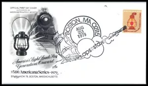 1979 Americana Series $5 Sc 1612 FDC APS pictorial cancel ArtCraft cachet (F01 - Picture 1 of 1