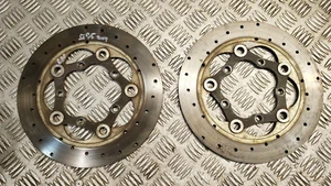 MOTO GUZZI NEVADA 750 1993 93 97 FRONT BRAKE DISC ROTOR LEFT RIGHT SET - Picture 1 of 2