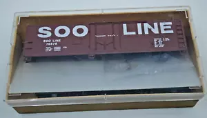 TMi #3216 HO SOO LINE 75678 40' Plug Door Box Car Kit ungebaut - Bild 1 von 3