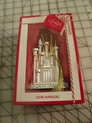 Lenox 2018 Disney Showcase Cinderella’s Castle Porcelain Holiday Ornament NIB - Image 1 of 4