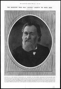 Impresión antigua 1909 - RETRATOS Profesor Elie Metchnikoff Sour Milk Cure (373) - Imagen 1 de 1