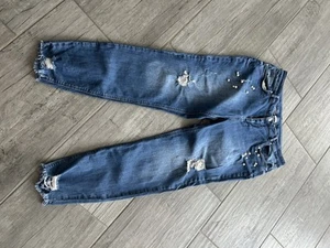 Damen Jeans Lascana 46 Mit Perlen Wenig Getragen - Bild 1 von 7