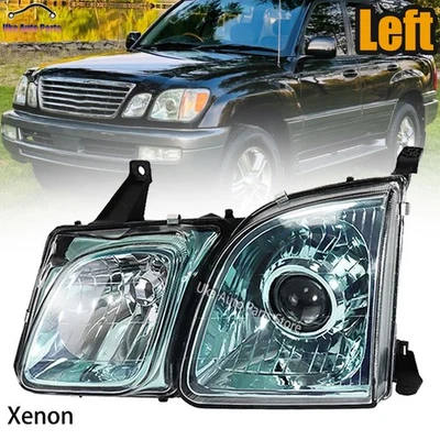 Left Side Headlight Xenon Green For Lexus LX470 1998-2007 Front Headlamp - Image 1 of 4