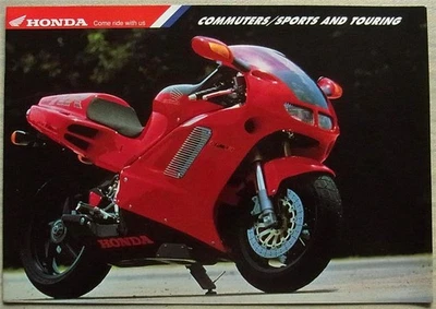 HONDA COMMUTERS / SPORTS & TOURING Motorcycles Sales Brochure 1992 #HMI-BR515 - Image 1 of 4