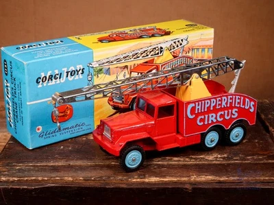 Corgi Toys 1121 Chipperfield's Circus Crane Truck International 6x6 Box OVP rare - Bild 1 von 4