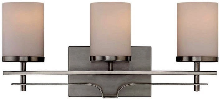 Savoy House 8-338-3 Nickel Colton 20.5"W 3 luces luz tocador baño luz Foto 1 de 3