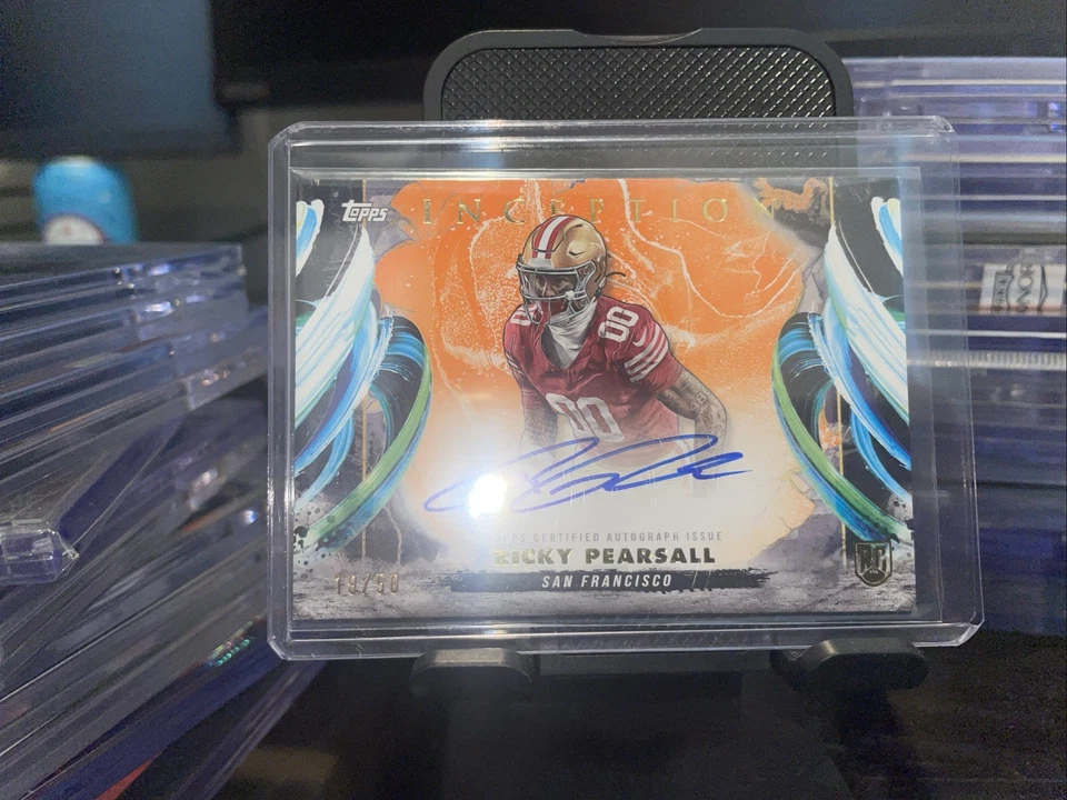 2024 Topps Inception Rookie Variations Orange /50 Ricky Pearsall #RAV-RP Auto RC - Image 1 of 2