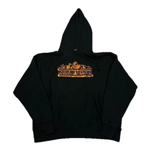 CHAMPION NO JUMPER ADAM22 NERO PULLOVER FIAMMA FELPA CON CAPPUCCIO TAGLIA 2XL H17 - Foto 1 di 5
