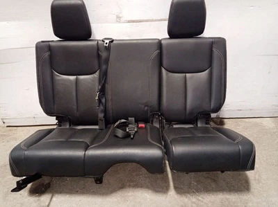11-17 Jeep Wrangler 4-Door Rear 2nd Row Black Leather Seats Genuine OEM 12248761 Foto 1 de 4