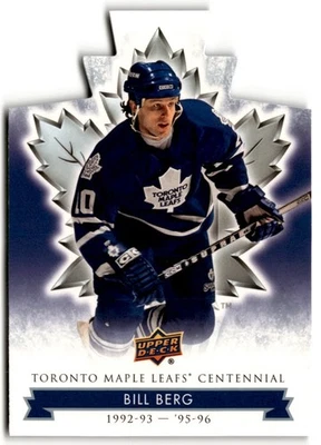 Bill Berg 2017-18 Upper Deck Toronto Maple Leafs Centennial Blue Die Cut #53 - Image 1 of 2