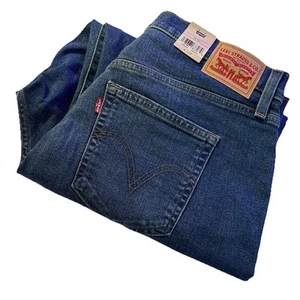 Pantalones de mezclilla LEVIS cintura alta mamá 34/29 pierna cónica clásicos años 90 Y2K - Imagen 1 de 7