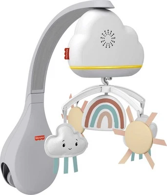 Fisher-Price HBP40 - Regenbogen-Mobile für Babybett, Tisch-Spieluhr und für Baby - Bild 1 von 4