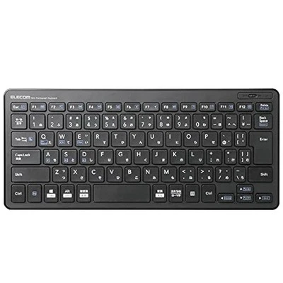 ELECOM Tastatur Bluetooth Schere Mini Tastatur Kompatibel mit Windows Mac iOS - Bild 1 von 4