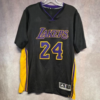Camiseta Adidas Los Angeles Lakers Kobe Bryant 24 Hollywood Nights 2014 manga G - Imagem 1 de 4